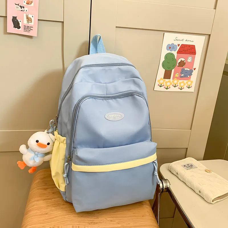 Yalu Nylon Backpack Unisex Multicolor-10