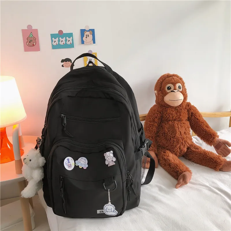 Yalu Nylon Backpack Unisex Multicolor-1