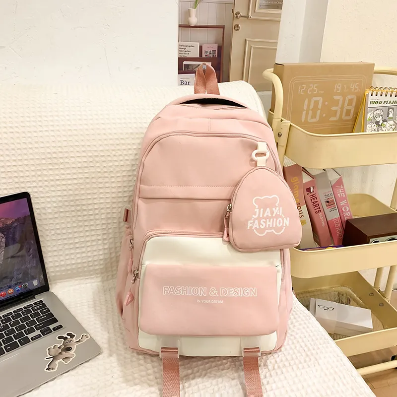 Yalu Nylon Backpack Unisex Multicolor-8