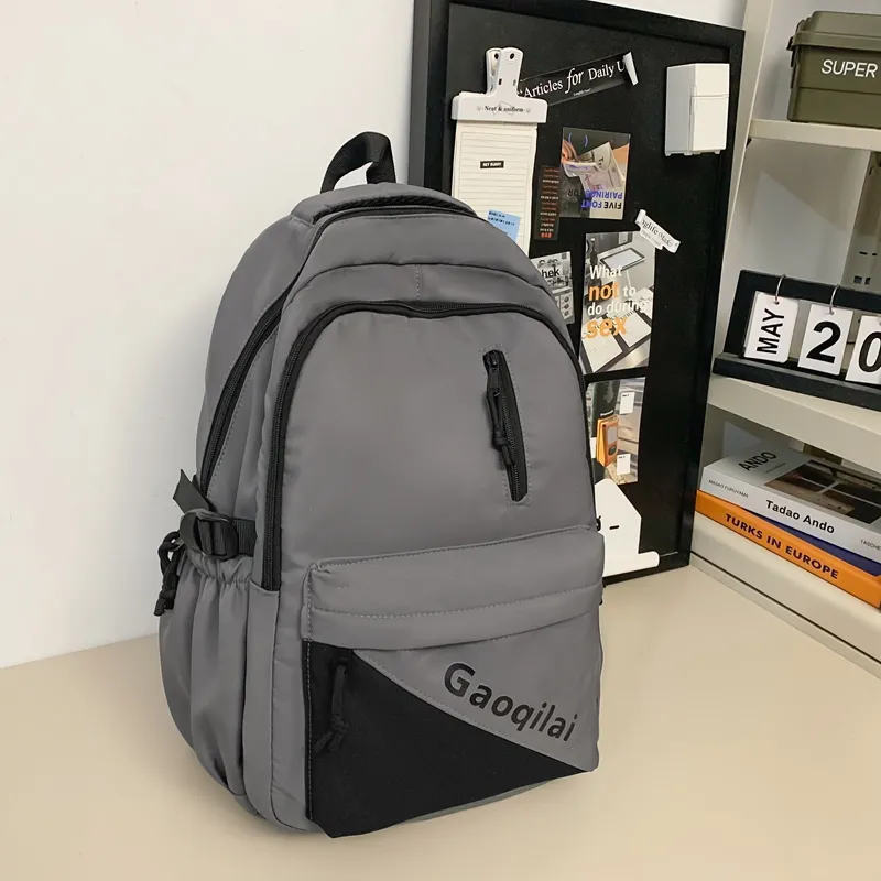 Yalu Nylon Backpack Unisex Multicolor-8