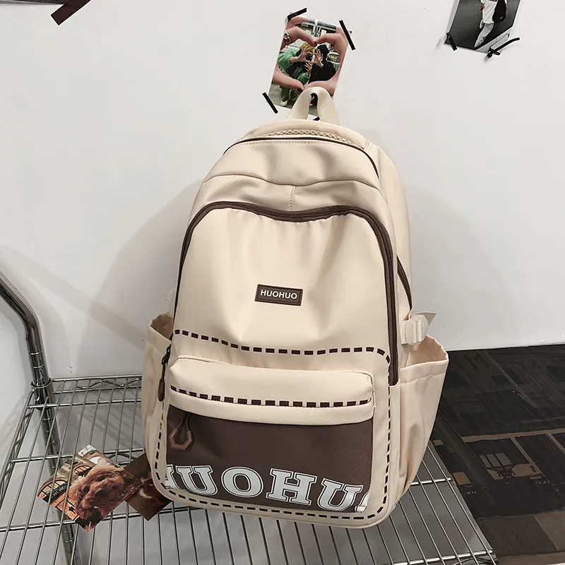 Yalu Nylon Backpack Unisex Multicolor-8