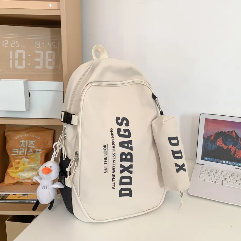 Yalu Nylon Backpack Unisex Multicolor-4