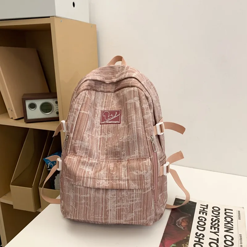 Yalu Nylon Backpack Unisex Multicolor-11