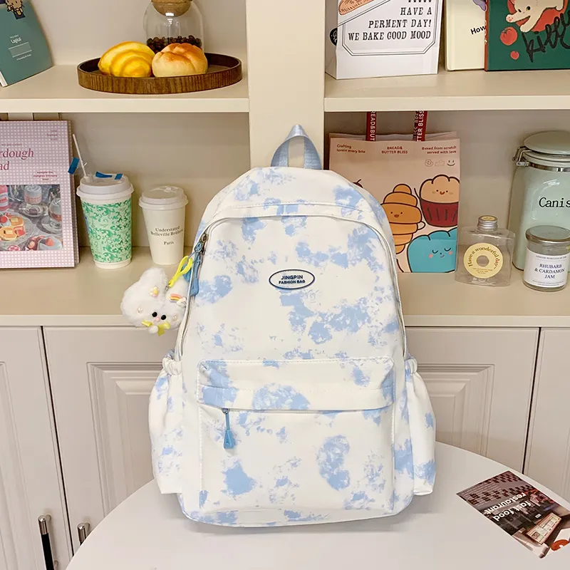 Yalu Nylon Fabric Backpack Women's Multicolor-2