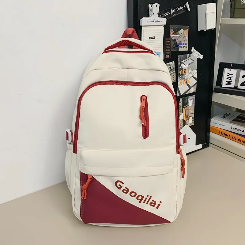 Yalu Nylon Backpack Unisex Multicolor-4