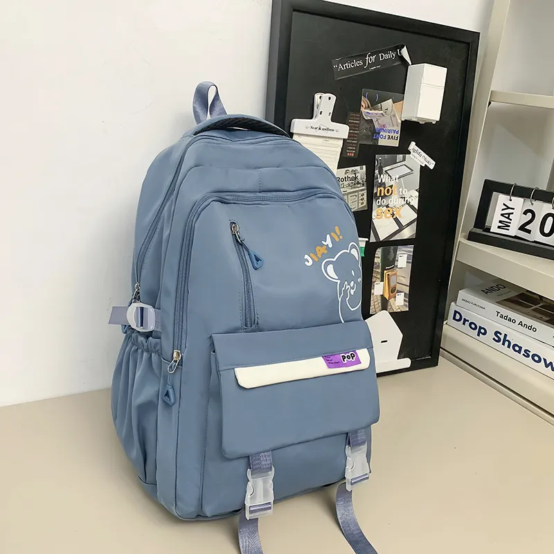 Yalu Nylon Backpack Unisex Multicolor-2