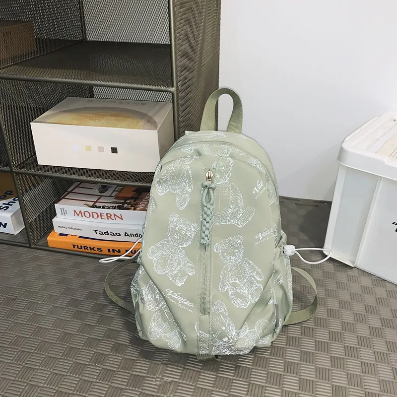 Yalu Nylon Backpack Unisex Multicolor-8