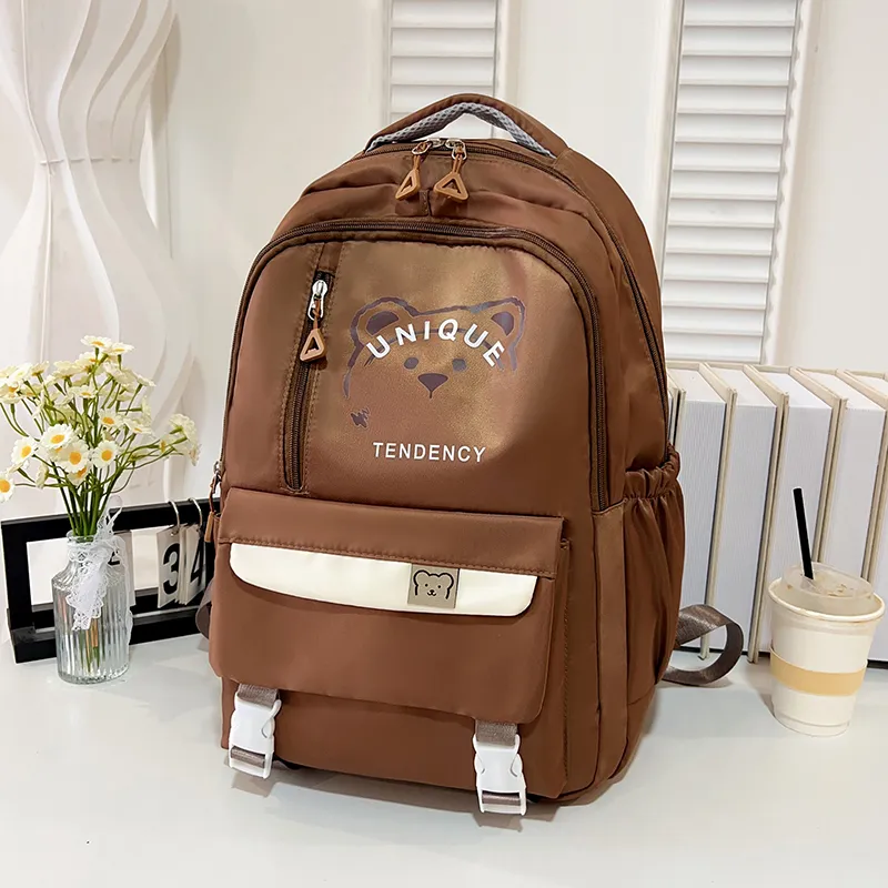 Yalu Nylon Backpack Unisex Multicolor-5