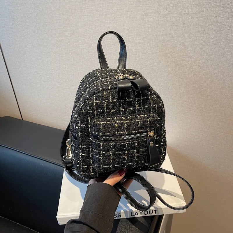 Yalu Woolen Backpack Women's Multicolor-4