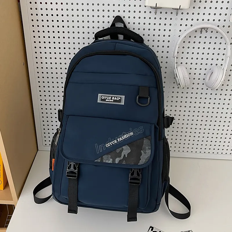 Yalu Nylon Backpack Regular Unisex Multicolor-10