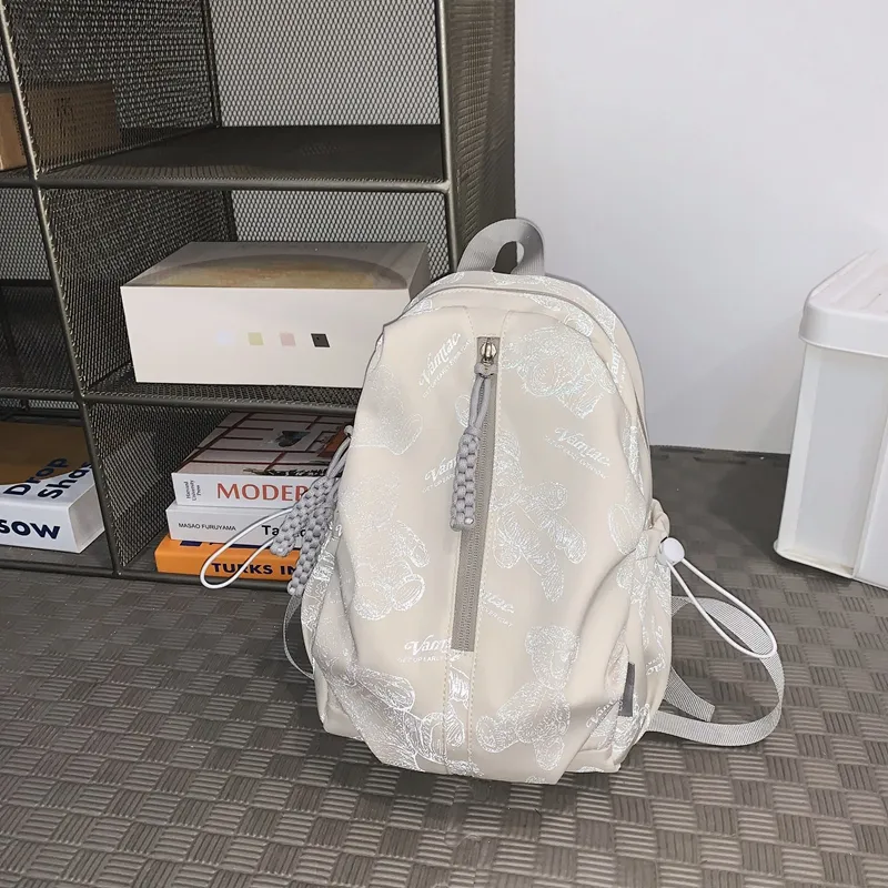 Yalu Nylon Backpack Unisex Multicolor-4