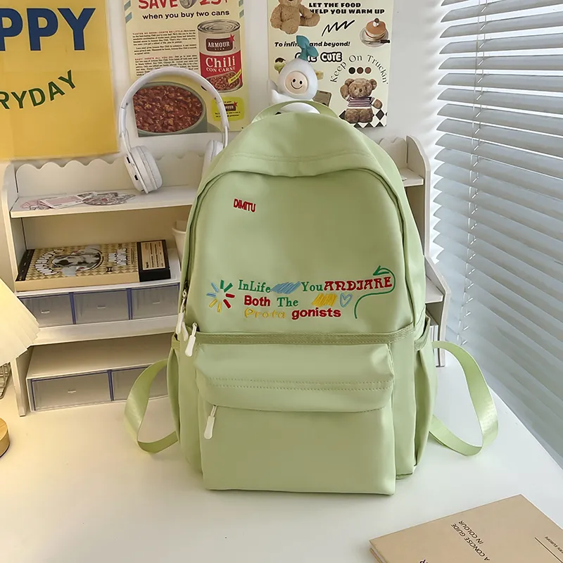 Yalu Nylon Backpack Regular Unisex Multicolor-2