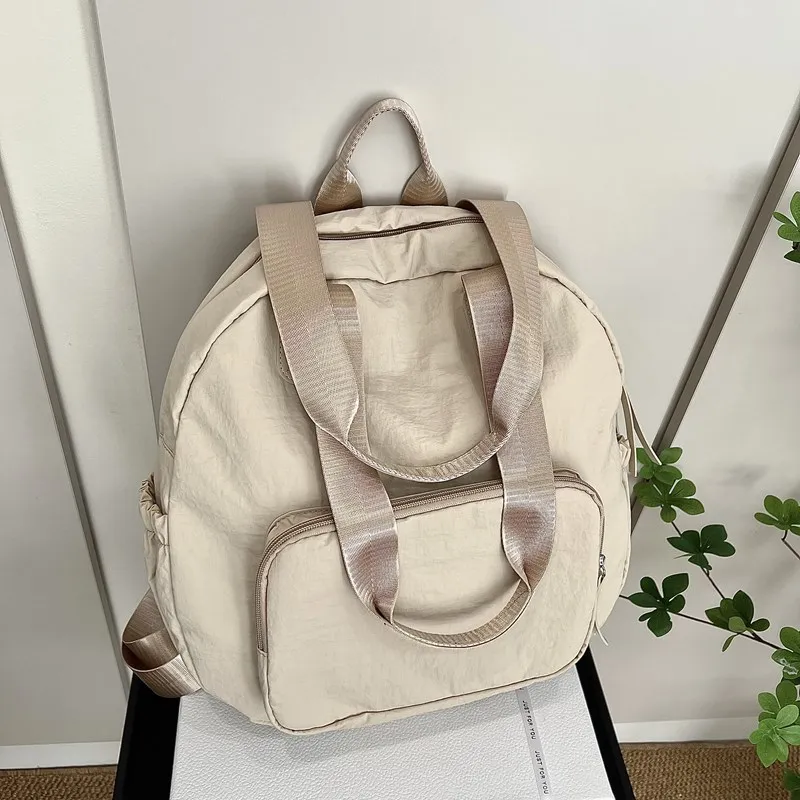 Yalu Nylon Backpack Regular Unisex Multicolor-11