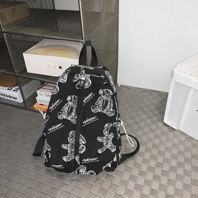 Yalu Nylon Backpack Unisex Multicolor-2