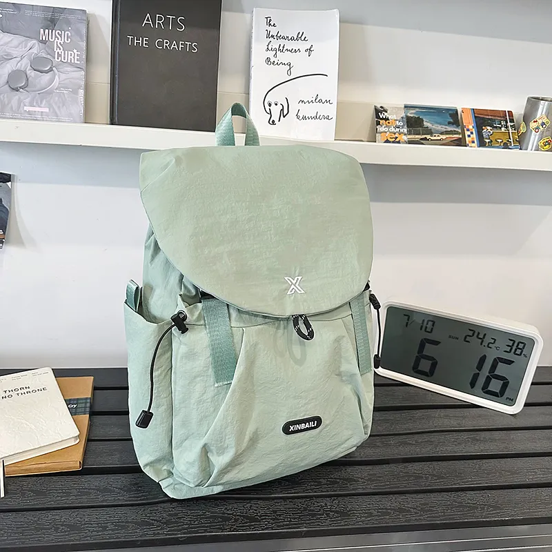 Yalu Nylon Backpack Unisex Multicolor-14