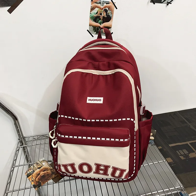 Yalu Nylon Backpack Unisex Multicolor-5