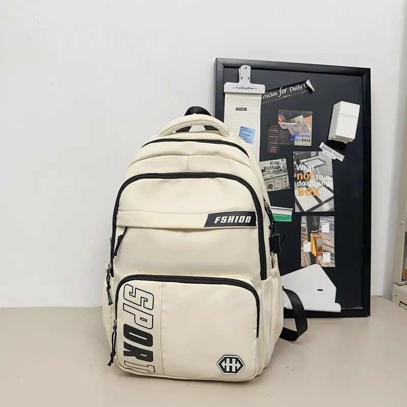 Yalu Nylon Backpack Regular Unisex Multicolor-1