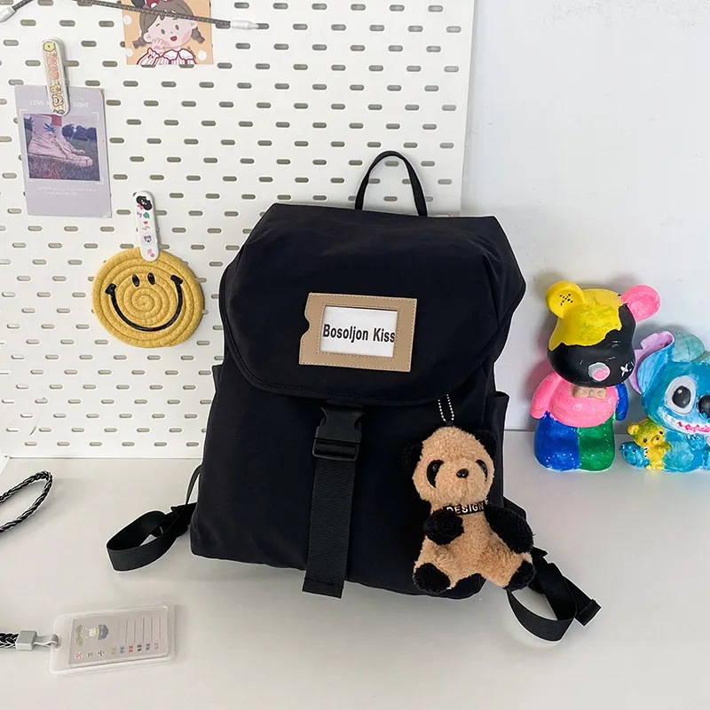 Yalu Nylon Backpack Unisex Multicolor-10
