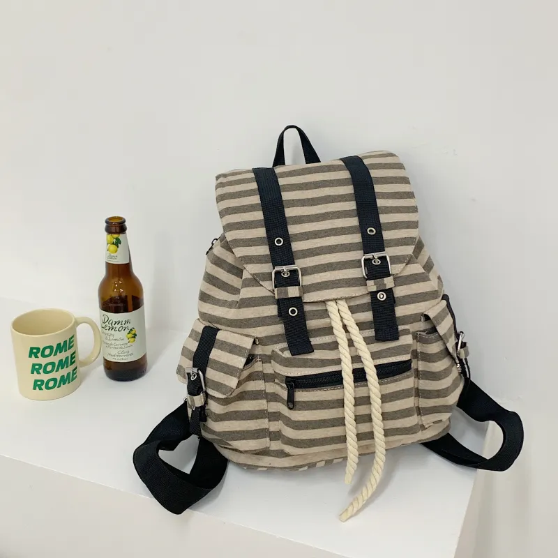 Yalu Canvas Backpack Regular Unisex-3
