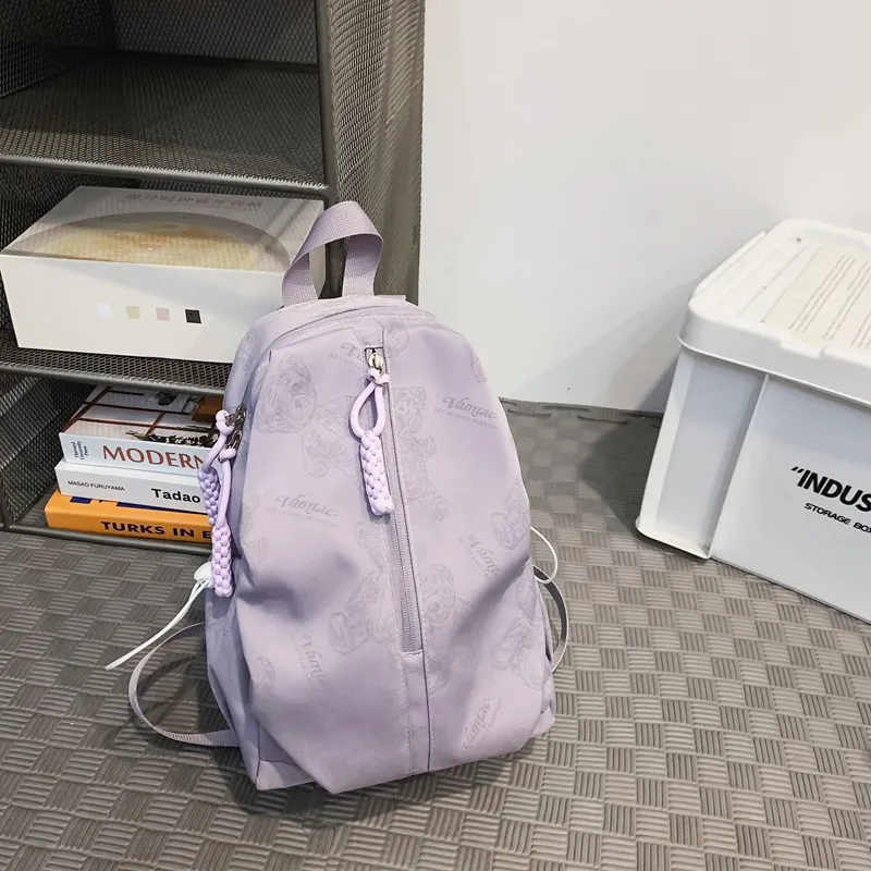 Yalu Nylon Backpack Unisex Multicolor-11