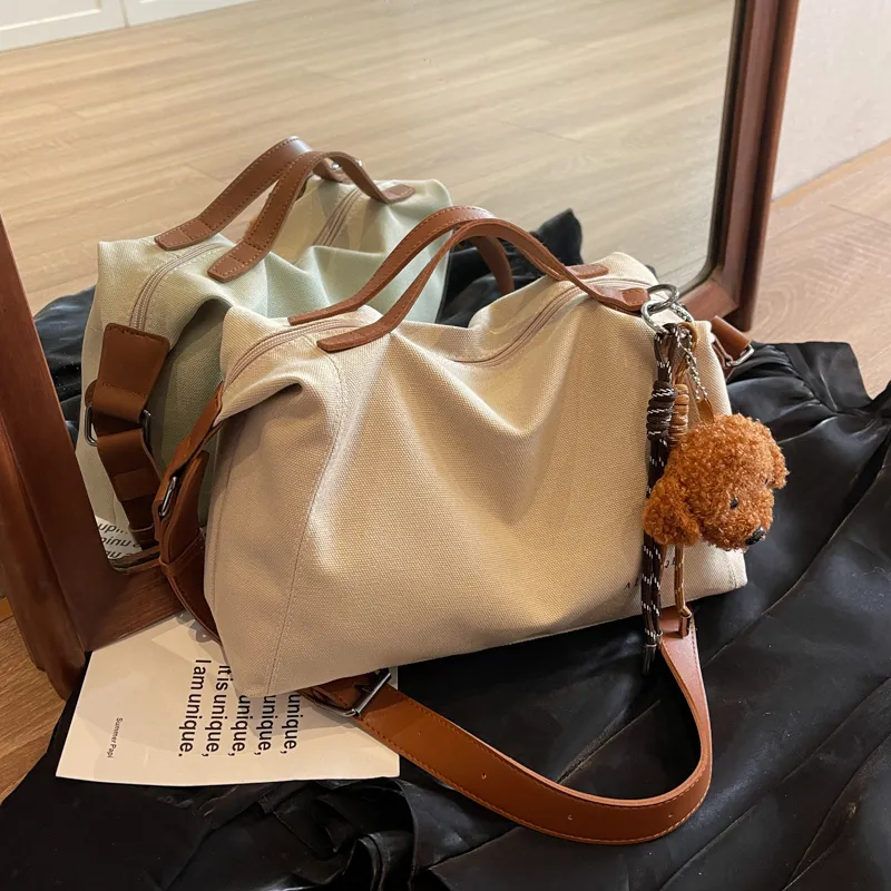 Yalu Canvas Handbag Women's Multicolor-10