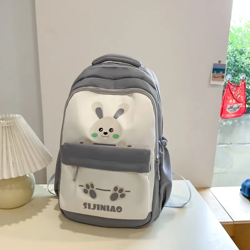 Yalu Nylon Backpack Regular Unisex Multicolor-11