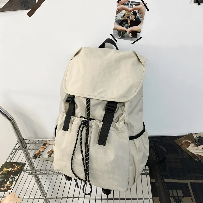 Yalu Nylon Backpack Unisex Multicolor-3