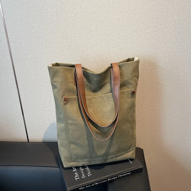 Yalu Canvas Bag, Tote Bag, Shoulder Bag Unisex Multicolor-13