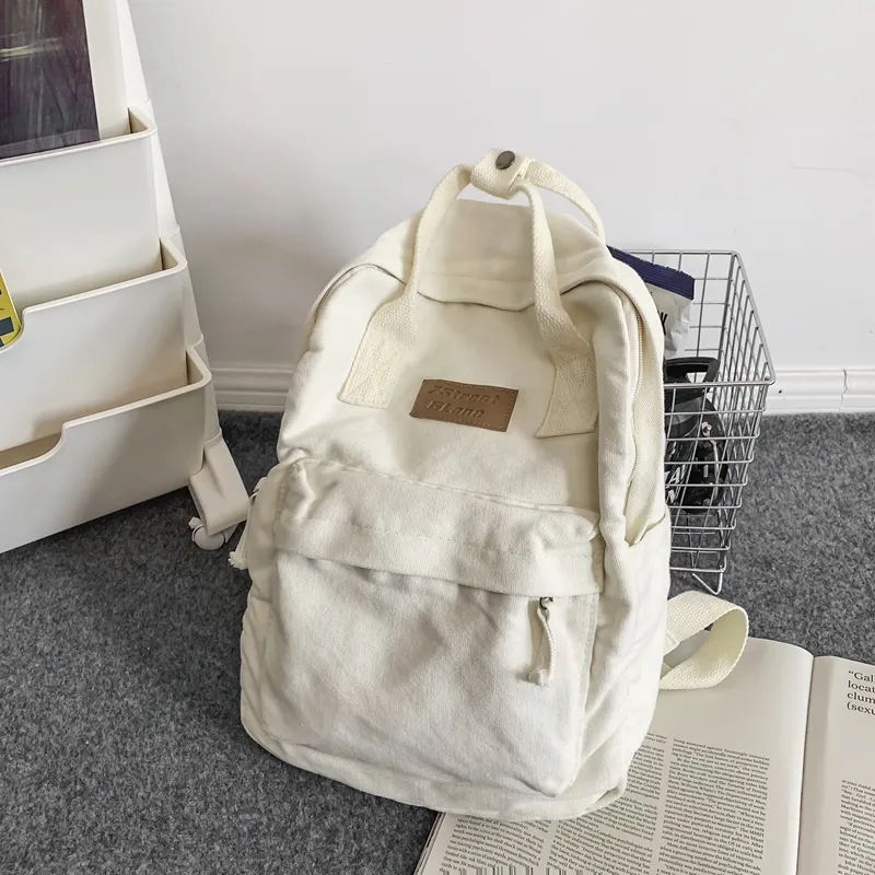 Yalu Canvas Backpack Regular Unisex Multicolor-3