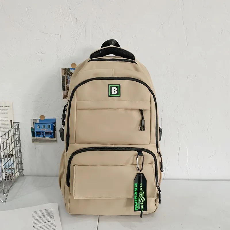 Yalu Nylon Backpack Unisex Multicolor-14