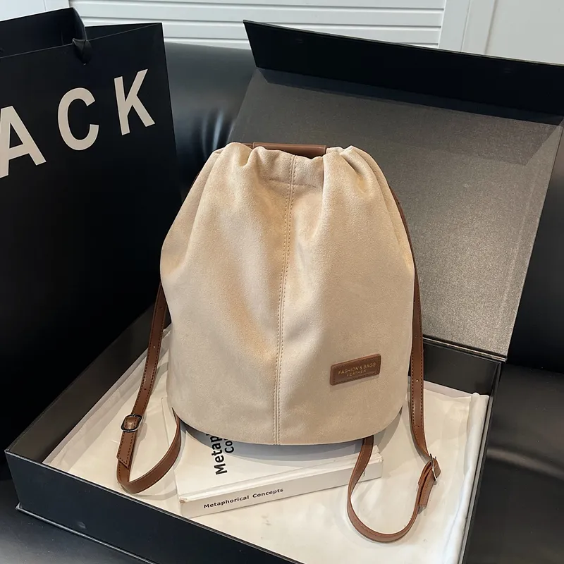 Yalu Suede Backpack Women's Multicolor-11