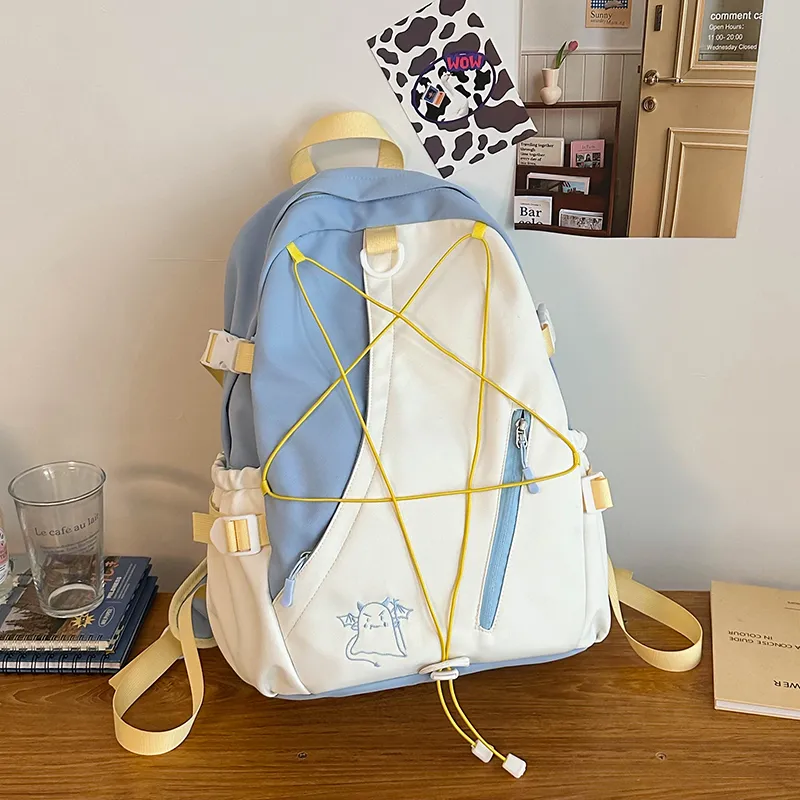 Yalu Nylon Backpack Unisex Multicolor-1