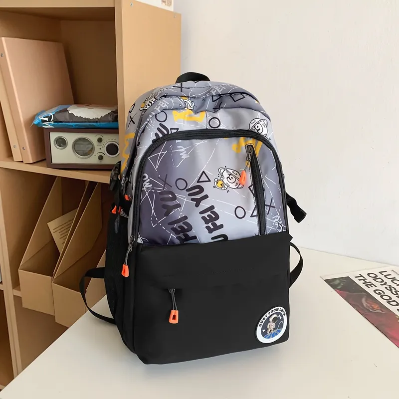 Yalu Nylon Backpack Men's Multicolor-3
