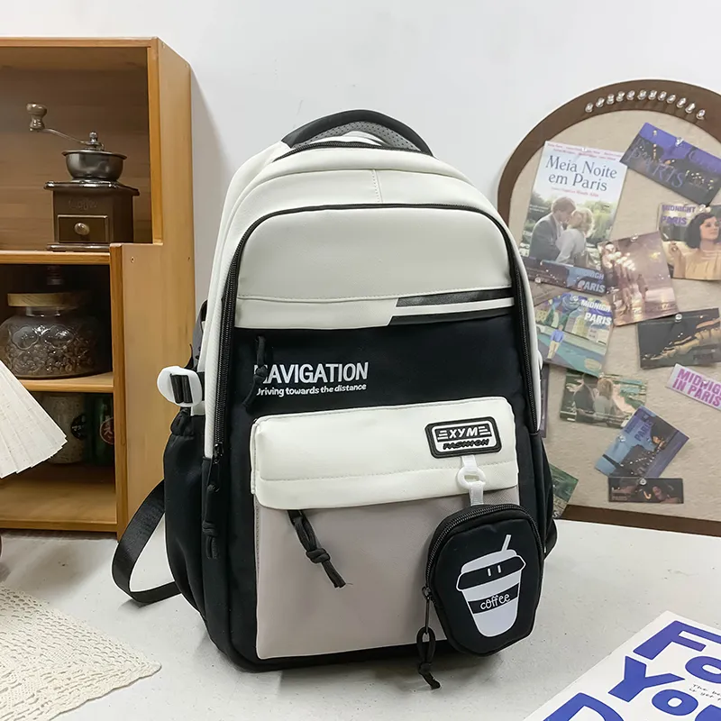 Yalu Nylon Backpack Unisex Multicolor-14