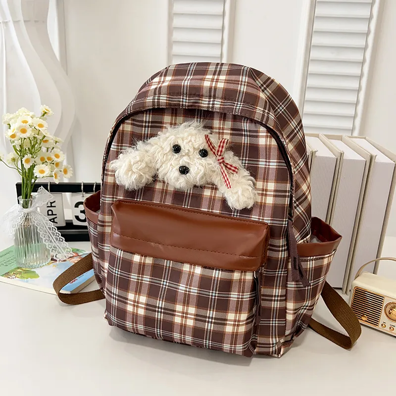 Yalu Nylon Backpack Unisex Multicolor-11