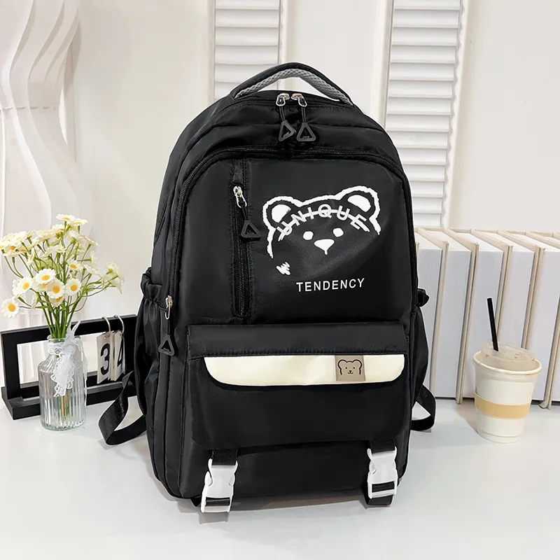 Yalu Nylon Backpack Unisex Multicolor-10