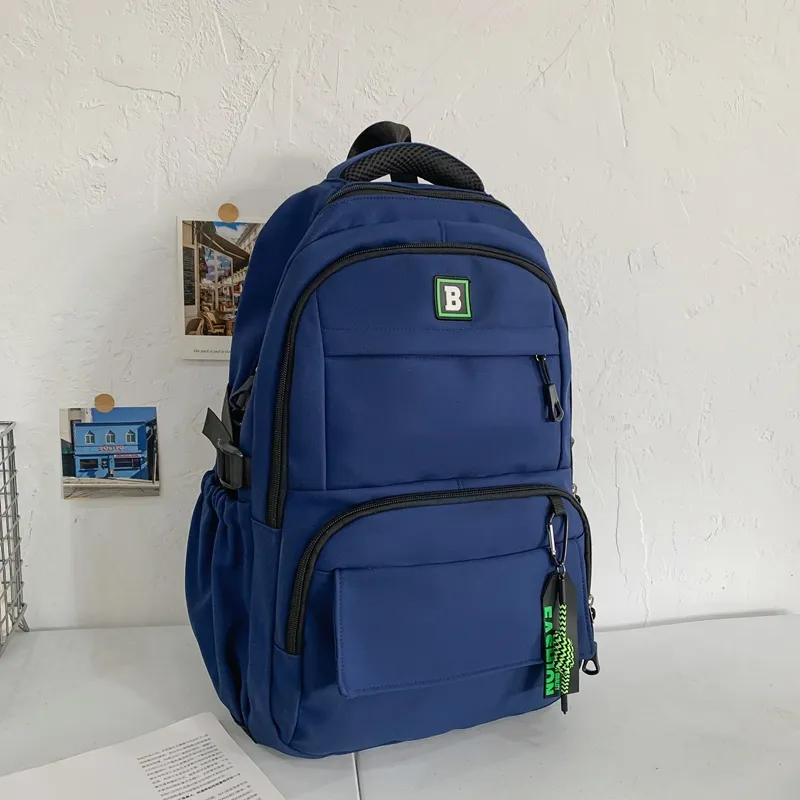Yalu Nylon Backpack Unisex Multicolor-8