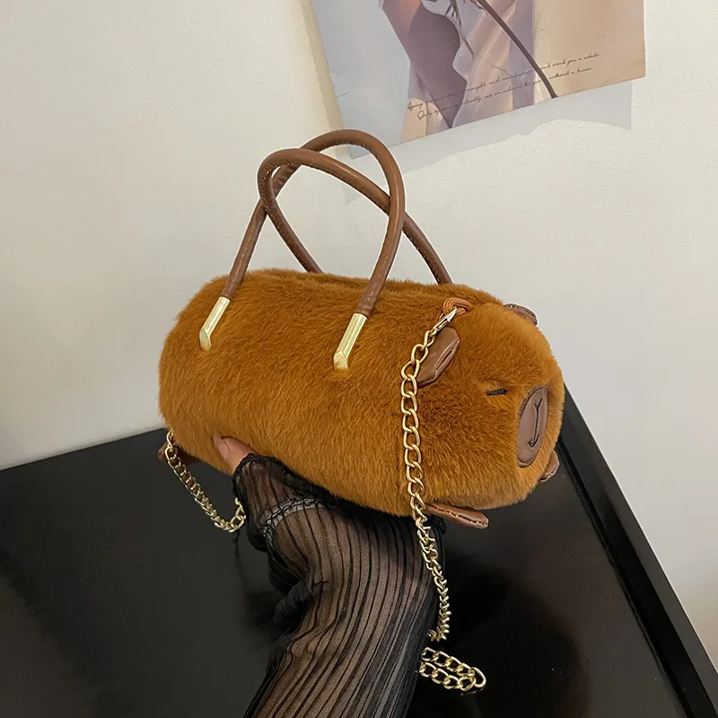 Yalu Velour Handbag Women's Multicolor-11