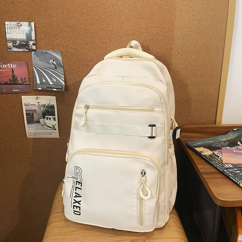 Yalu Nylon Backpack Regular Unisex Multicolor-4