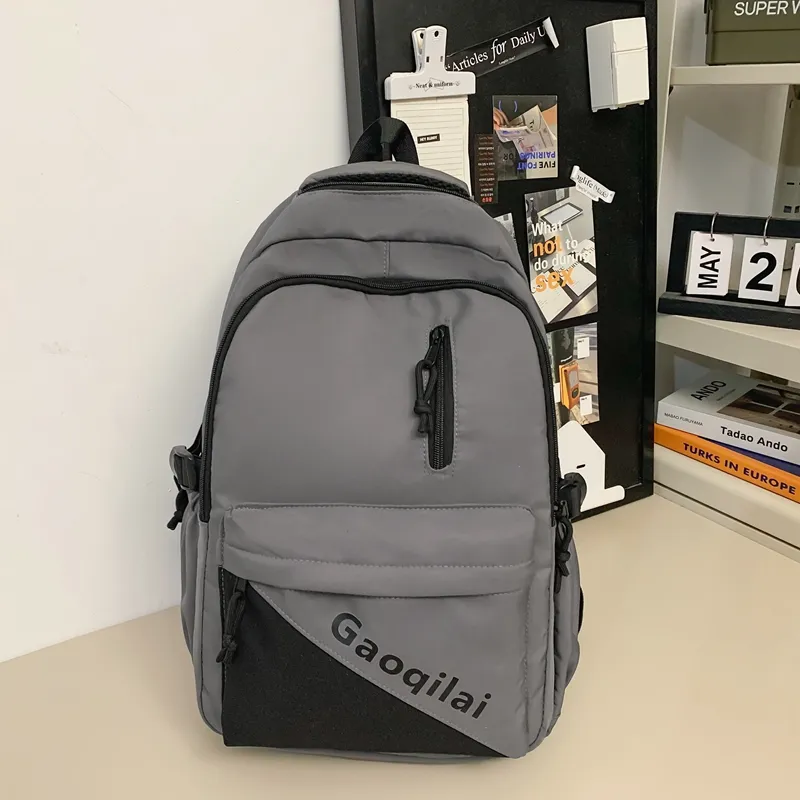 Yalu Nylon Backpack Unisex Multicolor-7