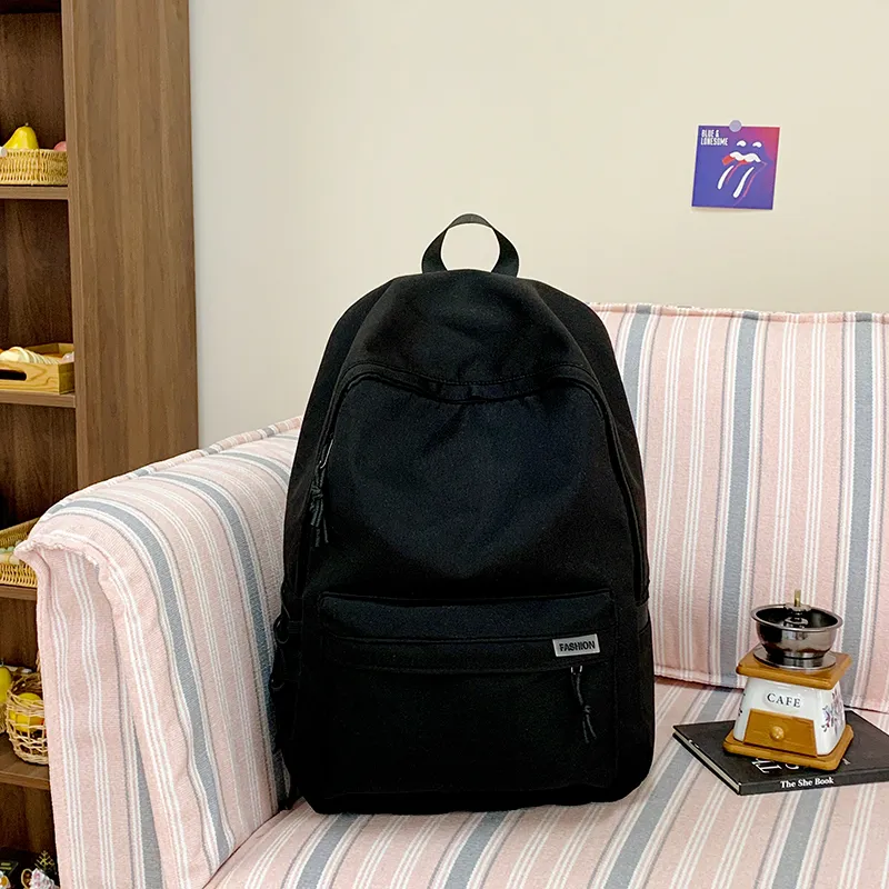 Yalu Nylon Fabric Backpack Unisex Multicolor-1