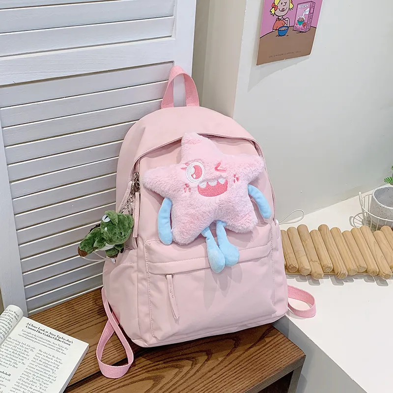 Yalu Nylon Backpack Regular Unisex Multicolor-8