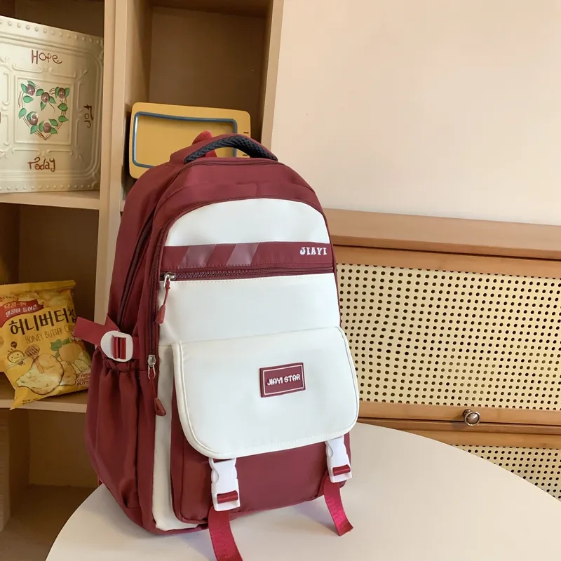 Yalu Nylon Backpack Unisex Multicolor-13