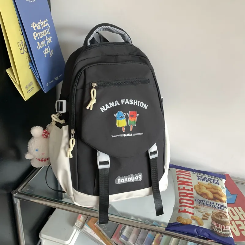 Yalu Nylon Backpack Unisex Multicolor-1
