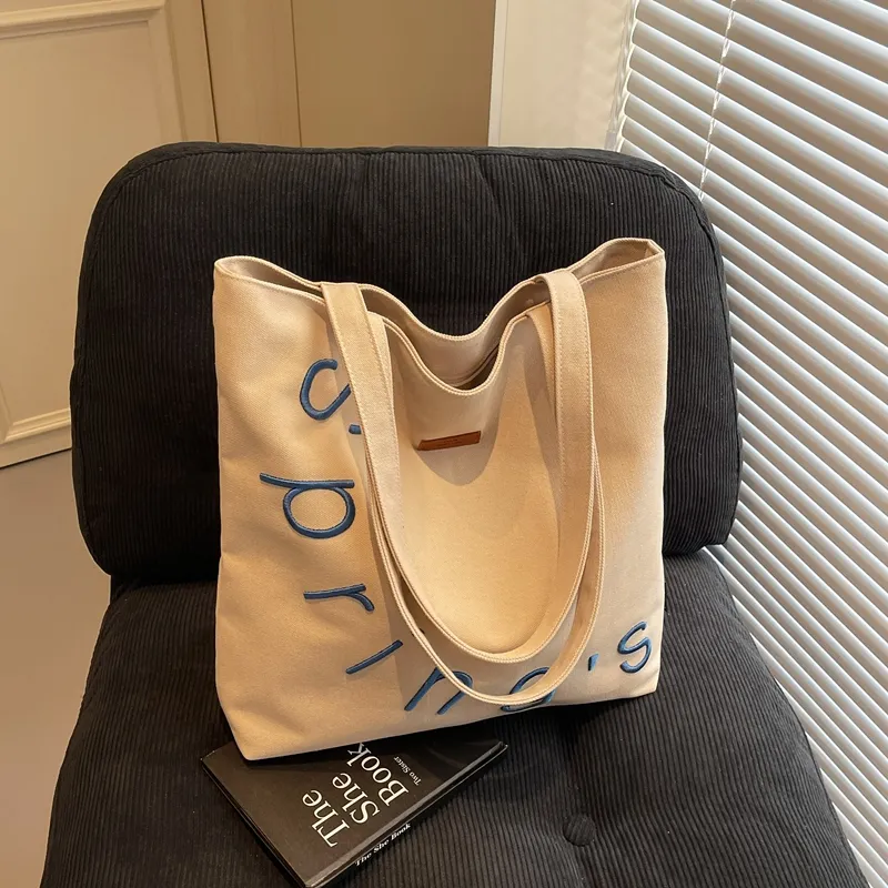 Yalu Canvas Bag, Tote Bag, Shoulder Bag Unisex Multicolor-8