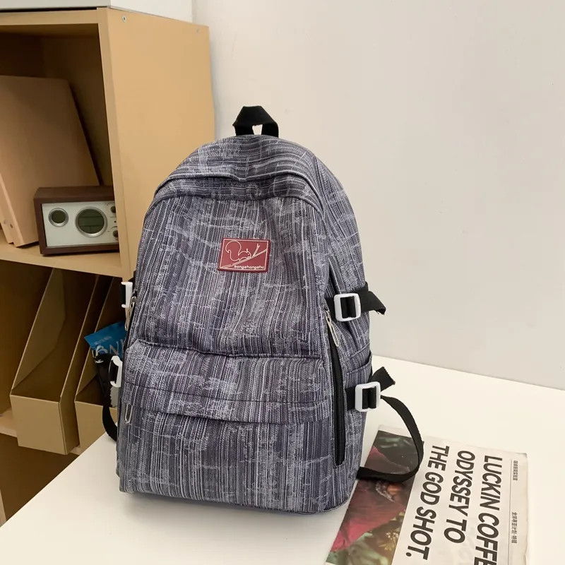Yalu Nylon Backpack Unisex Multicolor-14