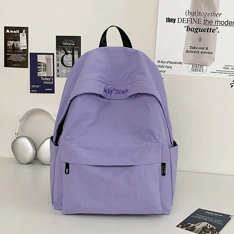 Yalu Nylon Backpack Unisex Multicolor-8