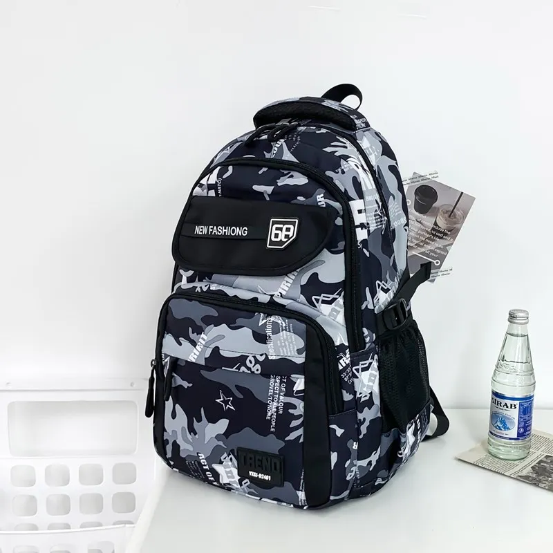 Yalu Nylon Backpack Unisex Multicolor-2