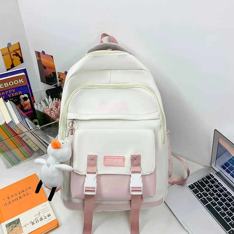 Yalu Nylon Backpack Unisex Multicolor-7