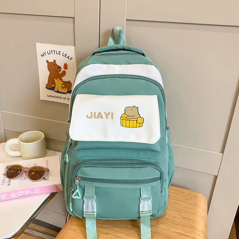 Yalu Nylon Backpack Unisex Multicolor-5